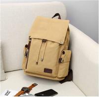 Gambar Tas Ransel Backpack Kanvas Kuliah Kerja Laptop 14 Inch Pria Wanita 01 - Crem dari Ranselbagpack undefined 1 Tokopedia