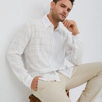 Gambar Kemeja tenun pria lurik mix katun dari IMANGGO ETHNIC undefined 3 Tokopedia