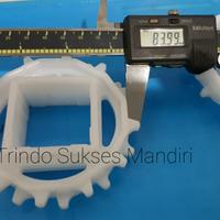 Gambar Sprockets Modular Flat Top M2520 / M2533 / M2540, 12T bor 40x40 dari Trindo Sukses Mandiri undefined 5 Tokopedia