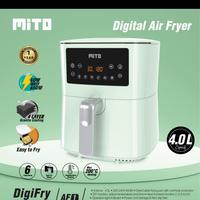 Gambar AIR FRYER MITO DIGITAL AF1 KAPASITAS 4L - Pink - Wood Handle, Bubble+KertasKado dari Sanjaya Elektronik Lpg undefined 2 Tokopedia