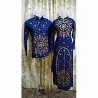Gambar baju kurung motif matahari - XL dari Diana songket undefined 2 Tokopedia