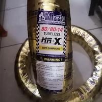 Gambar Mizze Ban Motor MIZZLE MR X 80/80-14 Tubeless Soft Compound dari Prokingmotor undefined 1 Tokopedia