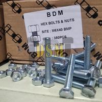 Gambar Grade 4.6 Galvanis BMP M6x40 / Mur Baut Putih 4CM Pitch 1,0 Kunci 10 dari DANINDO SUKSES MANDIRI undefined 5 Tokopedia