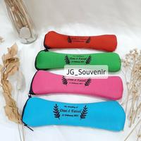 Gambar Souvenir sendok garpu sumpit stainless custom sablon kemas pouch dari JG Souvenir undefined 2 Tokopedia