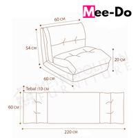 Gambar Sofa Lesehan / Sofa Lipat / Kursi Lantai / Kursi Lipat Sofa Bed Tatami dari Mee Do undefined 5 Tokopedia