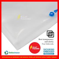 Gambar PLASTIK VACUUM DELKOCHOICE - VACUM BAG EMBOSSED PREMIUM TEBAL SATUAN - 7CM X 10CM dari kilat packing undefined 5 Tokopedia
