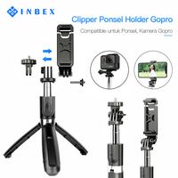 Gambar Tongsis Bluetooth 2 in 1 Tripod With Remote For Phone And Action Cam dari daffin undefined 4 Tokopedia
