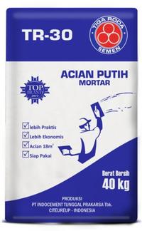 Gambar SEMEN ACIAN PUTIH TR 30 (MORTAR) TIGA RODA dari TB KOTA BERKAT undefined 2 Tokopedia