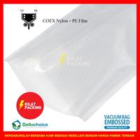 Gambar PLASTIK VACUUM DELKOCHOICE - VACUM BAG EMBOSSED PREMIUM TEBAL SATUAN - 7CM X 10CM dari kilat packing undefined 4 Tokopedia