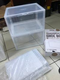 Gambar Kotak Box Sepatu Sneakers Tebal - Display Boks Sepatu Transparan Besar - SIDE OPEN XXL, Hitam dari AnggitaStore28_NEW undefined 3 Tokopedia
