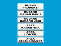 Gambar Sign Label Custom AREA BARANG REJECT DLL dari Lio Label undefined 1 Tokopedia