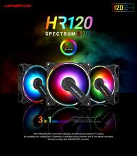 Gambar Abkoncore Hurricane series HR120 3in1 Spectrum sync fan dari PT.SEMPURNA UTAMA undefined 1 Tokopedia