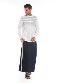 Gambar MOC Celana Panjang Pria Saroenk Slim Fit Curry Navy-Navy - M dari MOC Indonesia undefined 4 Tokopedia