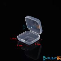 Gambar KOTAK MINI KECIL TEMPAT PERHIASAN ANTING MEMORY CARD EARPLUG BOX - Transparan dari Pusat17 undefined 5 Tokopedia