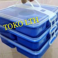 Gambar RANTANG CATERING SEGI SUSUN 3 PLASTIK FIESTA BOX OMPRENG KOTAK SEKAT dari TOKO LTH_NEW undefined 1 Tokopedia