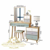 Gambar meja rias jati minimalis/meja rias custom finishing combinasi dari Berkahfurniart_jepara undefined 1 Tokopedia