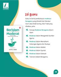 Gambar Buku Original Berislam Secara Moderat dari Penerbit Lawwana undefined 4 Tokopedia