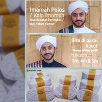 Gambar Imamah Polos ( 3 Meter ) / Imamah Khas Yaman / Imamah Habib dari Jual Sorban Kashmiri undefined 1 Tokopedia