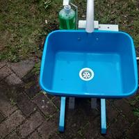 Gambar alat cuci tangan wastafel portable otomatis (pedal) dari alkreatif shop undefined 3 Tokopedia