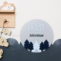 Gambar BRYAN 3D NAME SIGN | Dekorasi kamar anak baby newborn nursery room - 50 cm dari Steffstuffs undefined 1 Tokopedia