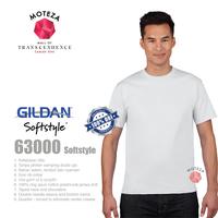 Gambar Kaos Polos Combed 30s Original - GILDAN Softstyle 63000- WHITE / PUTIH dari Moteza Indonesia undefined 3 Tokopedia