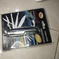 Gambar POCKET KNIFE STAINLESS STEEL 14 IN 1/ DANS 1 dari gudanglampusenter undefined 3 Tokopedia