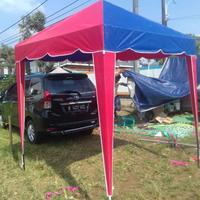 Gambar Atap/daun tenda cafe 2x2 warna bisa reques (atap saja) - Merah Muda dari Akbar Tenda undefined 3 Tokopedia