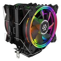 Gambar ALSEYE FAN PROCESSOR H120D - 6 HEAT PIPES DUAL FAN RGB CPU COOLER dari Beauticia Tokopedia undefined 1 Tokopedia