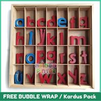 Gambar Moveable Alphabet Ukuran Besar / Montessori / Mainan Edukasi Anak dari Mainan Kayu Pintar undefined 2 Tokopedia