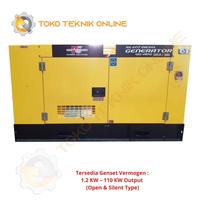 Gambar SILENT GENERATOR / GENSET DIESEL - 110 KW - VERMOGEN dari TOKO TEKHNIK ONLINE undefined 1 Tokopedia