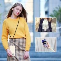 Gambar Tali Strap Gantungan HP Bisa Untuk Semua Casing Lanyard dan Holder - Hitam Putih dari IMPORTIR55 undefined 5 Tokopedia