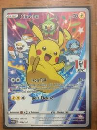 Gambar kartu pokemon tcg indonesia pikachu kfc dari Hobby Fantasy Makassar undefined 1 Tokopedia