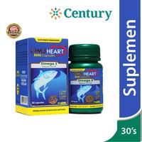 Gambar OM3HEART OMEGA 3 30`S / Omega 3 / Suplemen Jantung / Kolesterol dari Apotik Century undefined 1 Tokopedia
