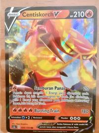 Gambar kartu pokemon tcg indonesia centriskorch v rr dari Hobby Fantasy Makassar undefined 1 Tokopedia