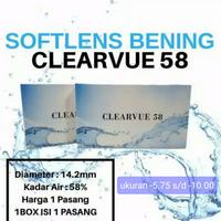 Gambar Softlens Soflen BENING BULANAN CLEARVUE 14.2 MM -5.75 s/d -10.00 - -5.75 dari Kacamata Medan undefined 1 Tokopedia