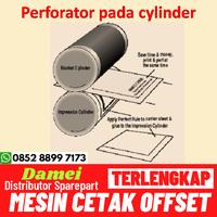 Gambar Perforator Mesin Cetak Offset Thomson Perforasi Cylinder Percetakan - 8 Tpi 1,8 meter dari Damei Spare Part Mesin Cetak Offset Print Heidelberg Jakarta undefined 5 Tokopedia