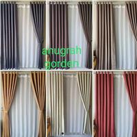 Gambar gorden jendela blackout polos impor gorden minimalis - mocca, L.100cmxT.180cm dari anugrah gordengorden 01 undefined 1 Tokopedia