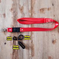 Gambar Lanyard Polos Merah 2cm Plus Stopper dari Lanyard Max undefined 2 Tokopedia
