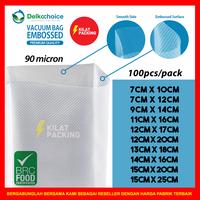 Gambar PLASTIK VACUUM VACUUM BAG EMBOSSED EMBOSS UKURAN MEDIUM PER 100 LEMBAR - 13CM X 18CM dari kilat packing undefined 1 Tokopedia