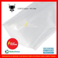 Gambar PLASTIK VACUUM VACUUM BAG EMBOSSED EMBOSS UKURAN MEDIUM PER 100 LEMBAR - 13CM X 18CM dari kilat packing undefined 3 Tokopedia
