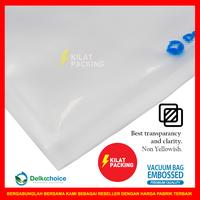Gambar PLASTIK VACUUM VACUUM BAG EMBOSSED EMBOSS UKURAN MEDIUM PER 100 LEMBAR - 13CM X 18CM dari kilat packing undefined 4 Tokopedia