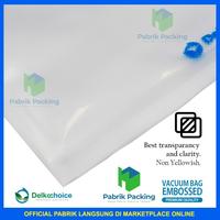 Gambar PLASTIK VACUUM VACUUM BAG EMBOSSED EMBOSS UKURAN BESAR ISI 100 LEMBAR - 23CM X 30CM dari PabrikPacking undefined 4 Tokopedia