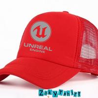 Gambar Topi Pria / trucker / surf / skate / Hat Unreal Engine - Merah dari Toko Zacky_NEW undefined 3 Tokopedia