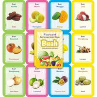 Gambar FLASH CARD ANAK HURUF DAN ANGKA HIJAIYAH BUAH SAYUR KARNIVORA part 2 dari ashari1store undefined 1 Tokopedia