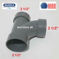 Gambar Large Radius Tee 2 1/2 x 2 1/2 RUCIKA D 2.5 x 2.5 PVC dari MATERIAL 88 undefined 2 Tokopedia