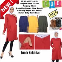 Gambar Baju Muslim Tunik Atasan Wanita Terbaru Murah Dan Kekinian Bisa Busui - Army dari Kumau Shop undefined 1 Tokopedia