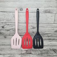 Gambar mini slotted silicone turner / sodet sutil kecil masak - light grey dari etc shopline undefined 2 Tokopedia