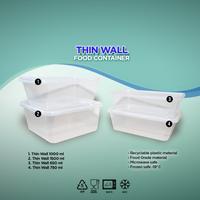 Gambar THINWALL 1500/1000/750/650 ML BENING / KOTAK MAKAN - 650 ML dari District Permata 626 undefined 5 Tokopedia