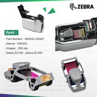 Gambar Ribbon Tinta Warna Printer ID Card Zebra ZC100 ZC-100 PN 800300-350 AP - 800300-250AP dari Barcode Store Solutions undefined 3 Tokopedia