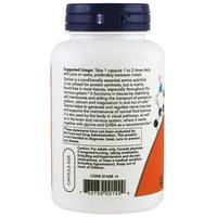 Gambar Now Foods Taurine Double Strength 1000 mg 100 caps - Nervous system dari Sehat Organik Club undefined 2 Tokopedia